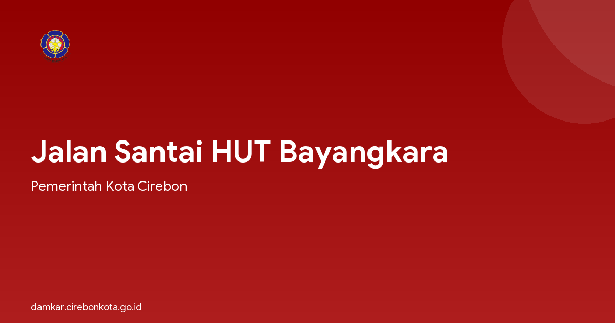 Jalan Santai HUT Bayangkara