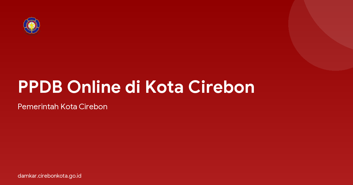 PPDB Online di Kota Cirebon