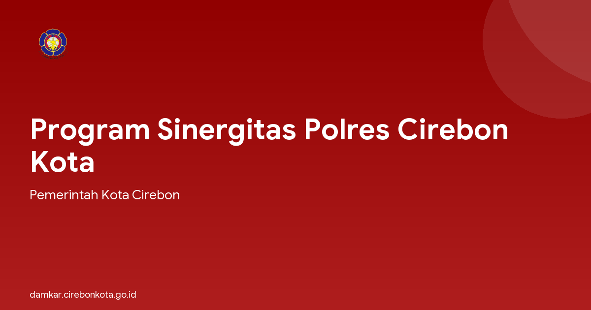 Program Sinergitas Polres Cirebon Kota