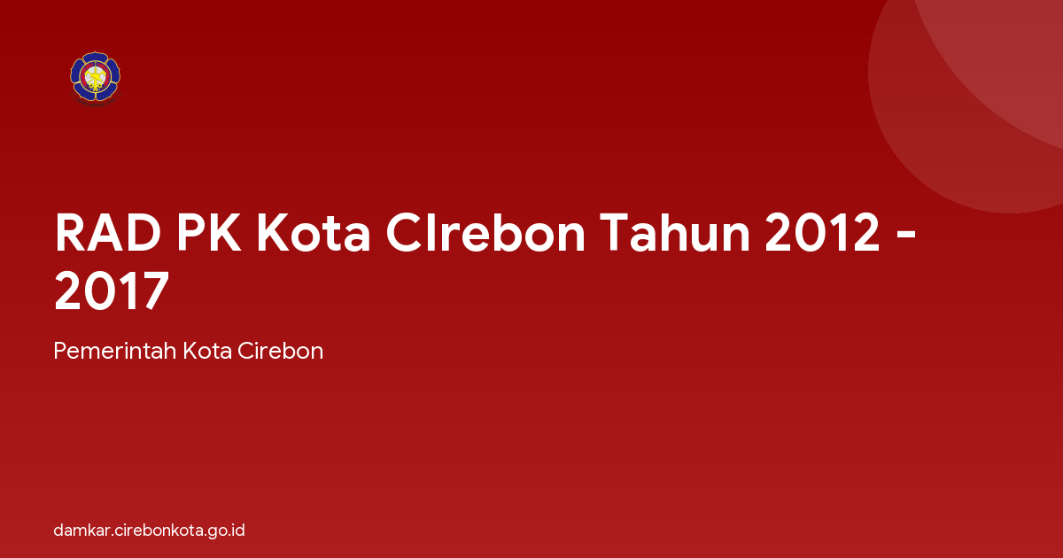 RAD PK Kota CIrebon Tahun 2012 - 2017