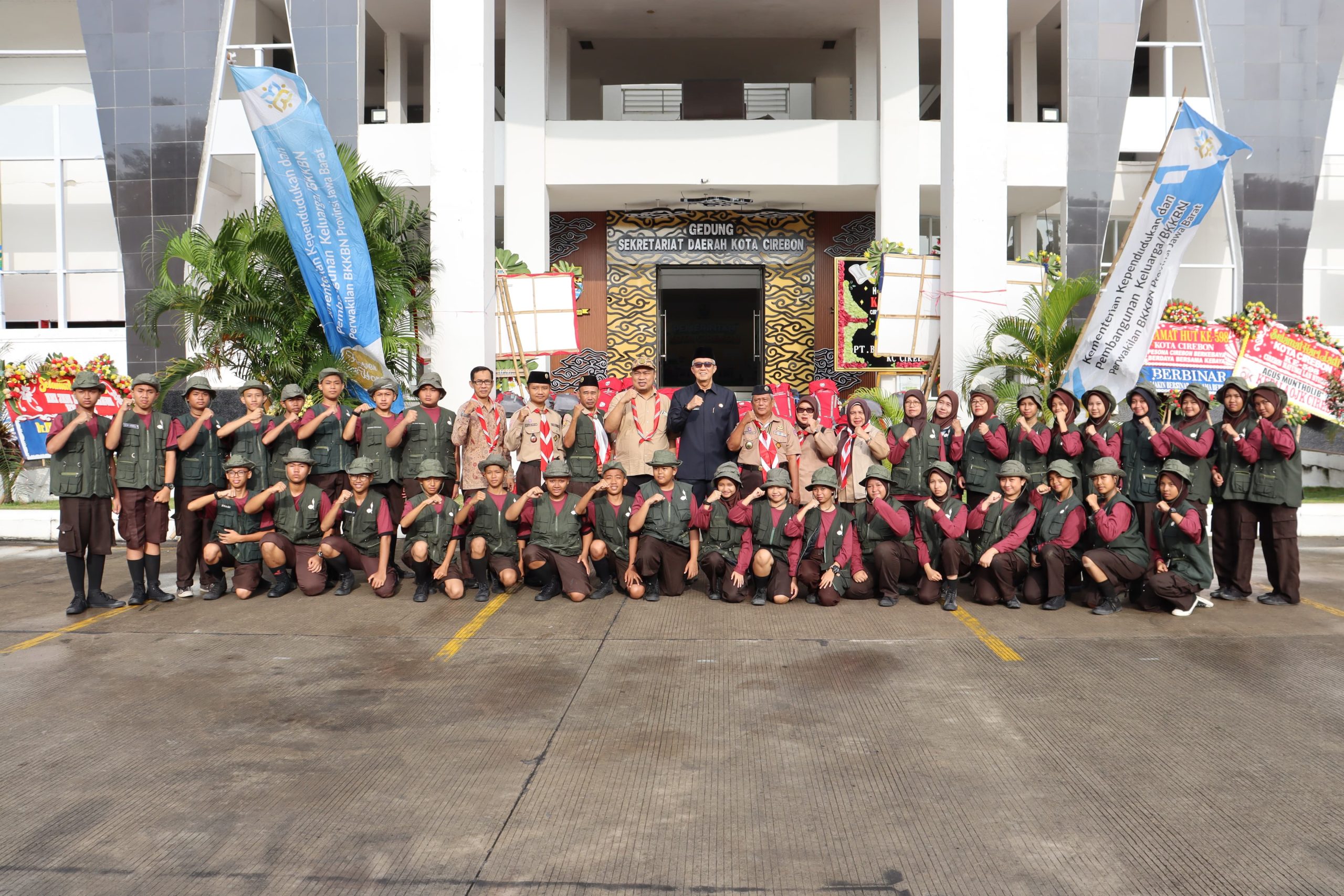 Sekda Lepas Kontingen Pramuka untuk Jambore Daerah Jabar 2025