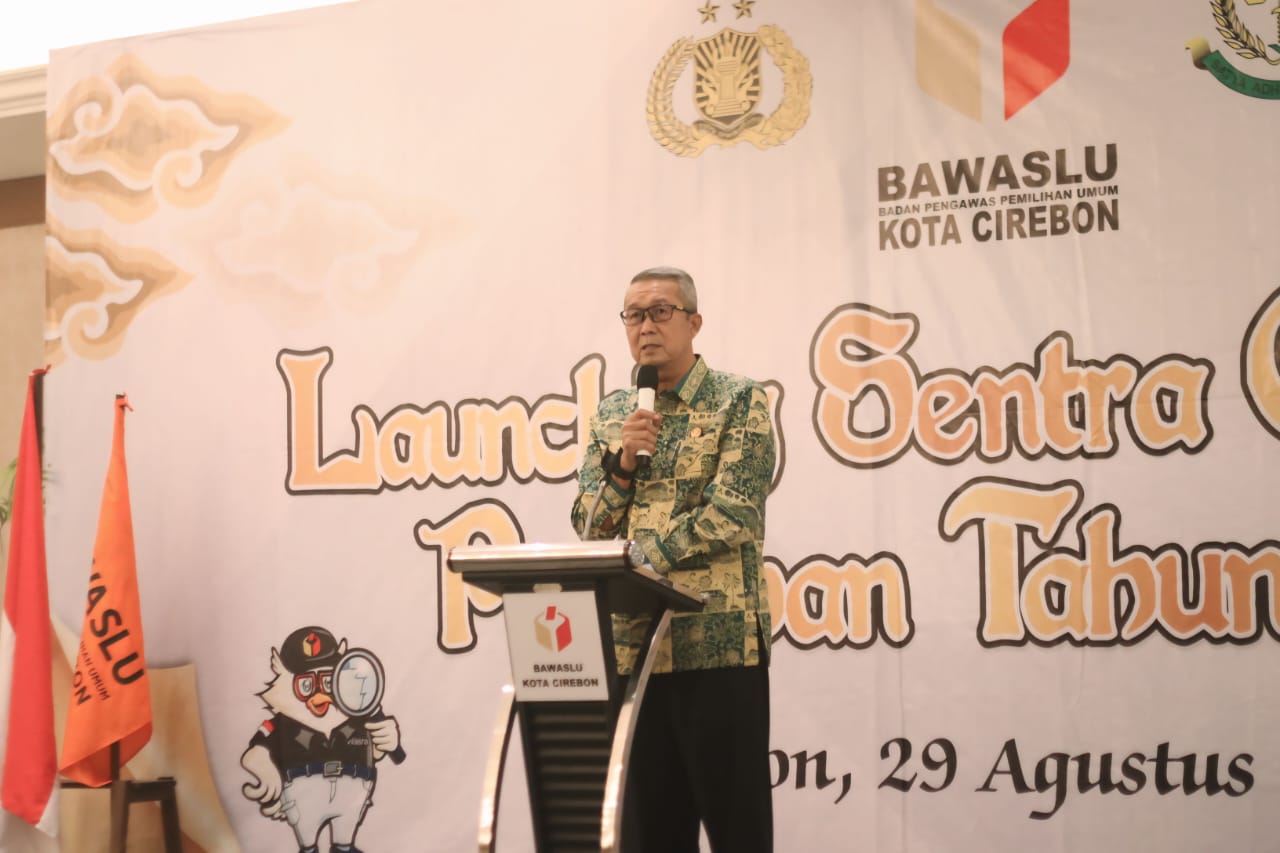 Pj Wali Kota Cirebon Apresiasi Peluncuran Sentra Gakkumdu sebagai Garda Terdepan Penegakan Hukum Pemilu